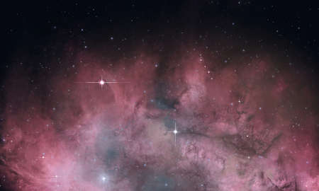 Star clusters, nebula outer space background. Bright and vibrant Multicolor Starfield Infinite space...