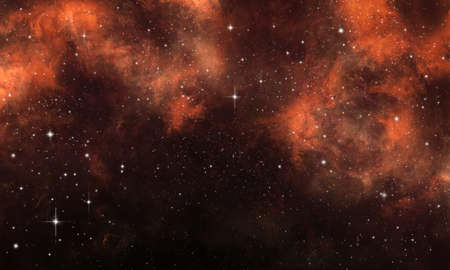 Star clusters, nebula outer space background. Bright and vibrant Multicolor Starfield Infinite space...