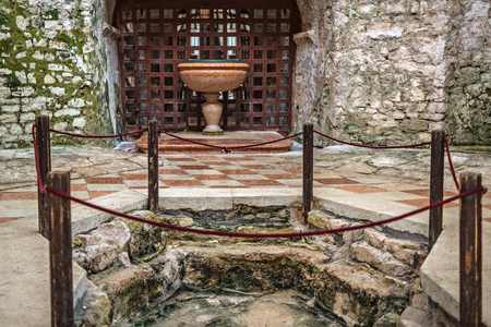 Baptistery of euphrasian basilica in Porecの写真素材