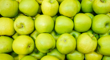 Green appleの写真素材