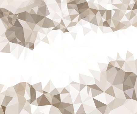 abstract background beige triangles arranged randomly varying tonalityのイラスト素材