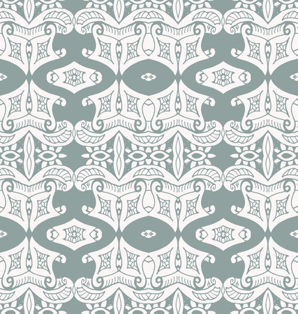 Seamless symmetrical handmade patterns. Vintage textures. Decorative background for vintage textures, textile, wrapping paper, cards, invitations, web design. Vector illustrationのイラスト素材
