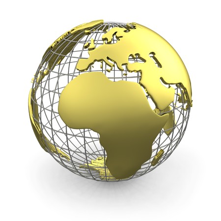 Golden globe, Europeの写真素材