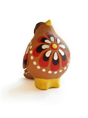 Clay bird whistleの写真素材