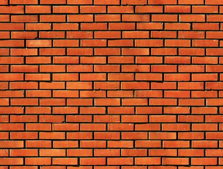 Red seamless brick wallの写真素材
