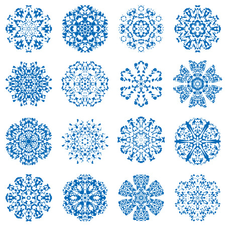 Some of my snowflakesのイラスト素材