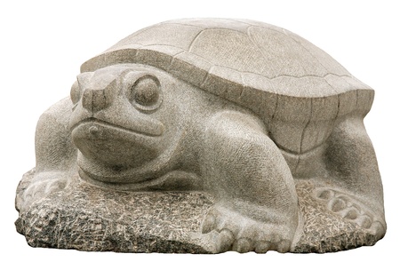 stone turtleの写真素材