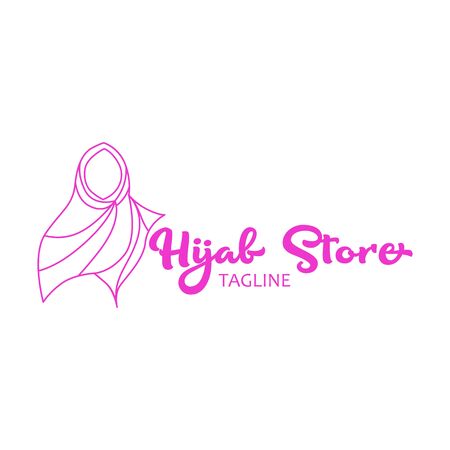 Hijab Store Logoのイラスト素材