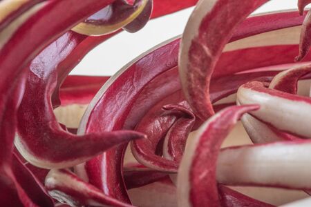 A cup of transparent plastic, sugar, spoonの写真素材