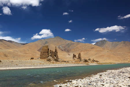 Tibet mountainの写真素材