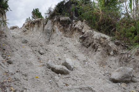 Road is under construction, suburb roadworksの写真素材