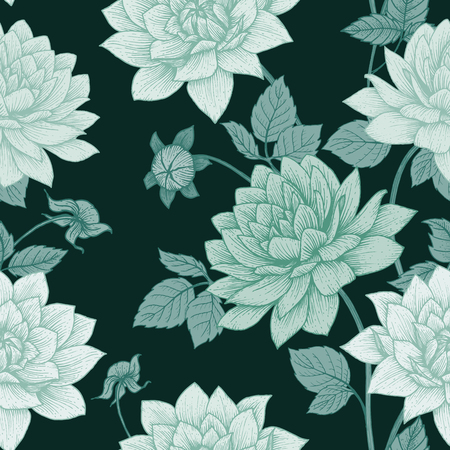 Beautiful vector  image with nice hand drawn floral patternのイラスト素材