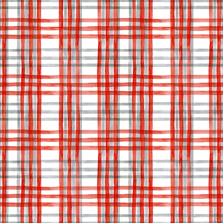 Nice watercolor christmas vector patternのイラスト素材