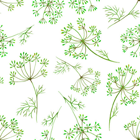 Watercolor floral vector patternの写真素材