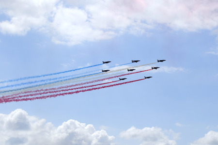 French air force in Paris air showのeditorial素材