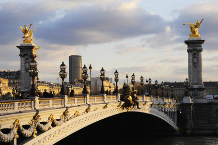 Lamps on the bridgeのeditorial素材