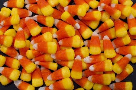 Halloween and candy corn background