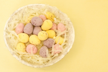 easter eggsの写真素材