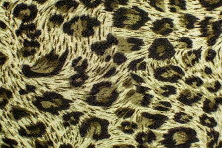 Leopard leather pattern texture closeup background.