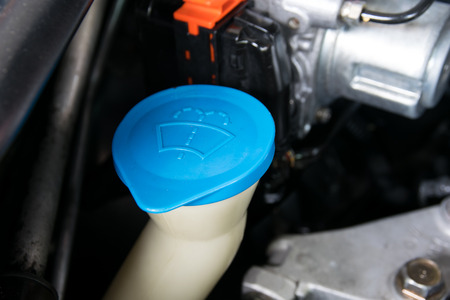 the liquid cap in car engineの写真素材