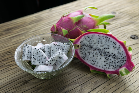 Dragon fruit for dessertの写真素材