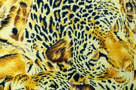 BANGKOK, THAILAND, 28 March 2016, Tiger and leopard and wild Animal pattern. skin backgroundのeditorial素材