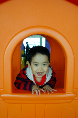 nice boy smilingの写真素材