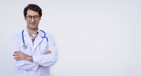 Man doctor professional standingの写真素材