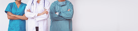 Doctors and Nurses professional standingの写真素材
