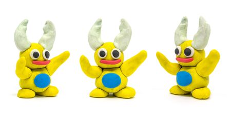 Beetle on white backgroundの写真素材