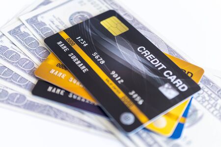 Credit cards and 100 dollars in cash