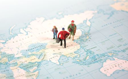 Travelling Around The Worldの写真素材