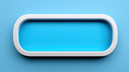 A blue background sky blue premium ultra clean copy space minimal frame rectangle futuristic design empty banner blue background with sky blueの素材