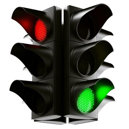 3d rendering traffic light 3d rendering traffic light