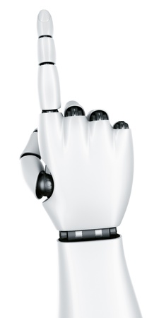 3d rendering of a robot handの写真素材