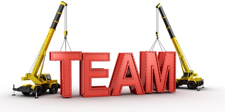 Foto del 3d rendering of a mobile crane  ID10846151  Imagen libre de