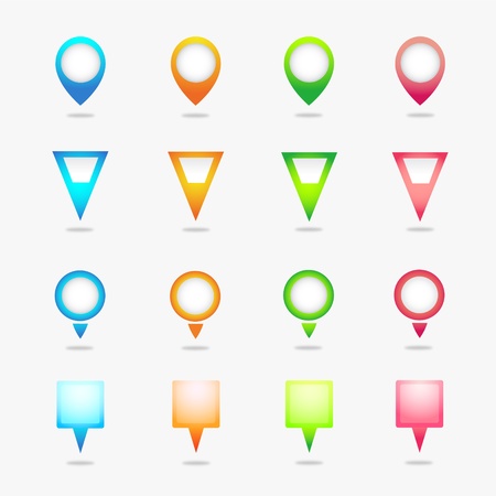 GPS Map iconのイラスト素材