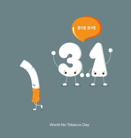 World No Tobacco Day Illustrationのイラスト素材