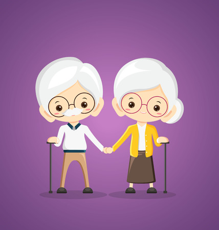 Happy Grandparents dayの写真素材