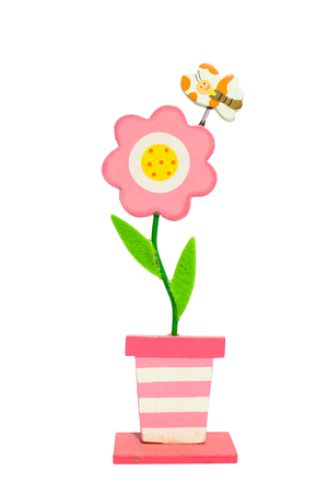 Pink flower and butterfly inventionの写真素材