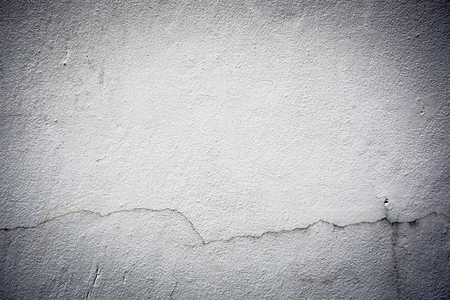 Cracked wall gray background textureの写真素材