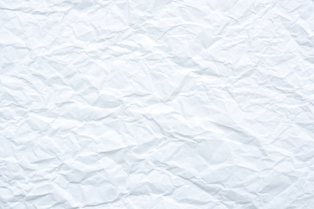 crumpled white paper texture backgroundの写真素材