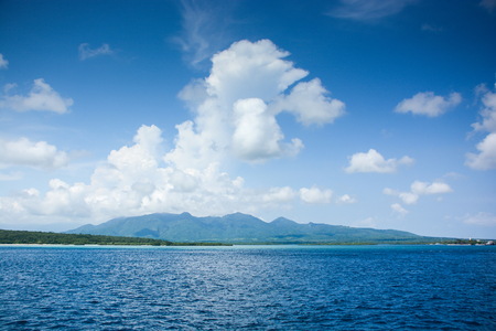 Tropical sea and blue sky of Indonesiaの写真素材