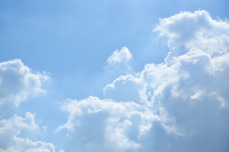 Blue sky and cloudsの写真素材