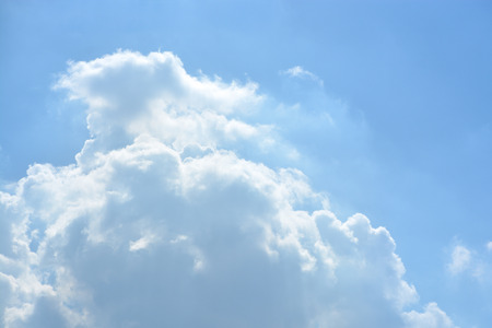 Blue sky and cloudsの写真素材