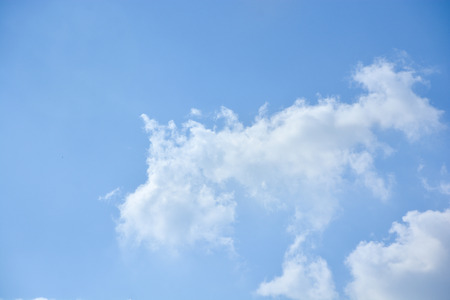 Blue sky and cloudsの写真素材