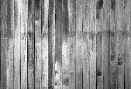 Wood plank pattern background in black and whiteの写真素材