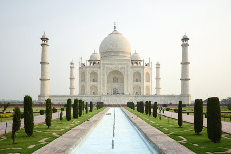 Taj mahal, A famous historical monument of Indiaのeditorial素材