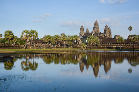 Angkor Wat, Siem Reap, Famous place of Cambodiaの写真素材
