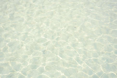 Clear water surface near the beachの写真素材